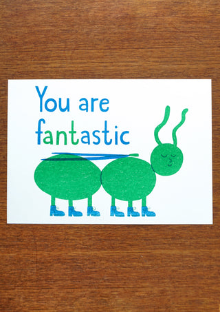 Ant Green A5 risoprint by Tilda Mårtensson