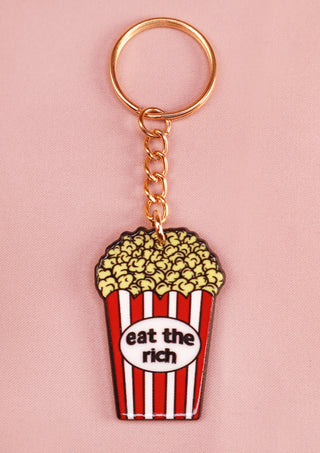 Eat The Rich Keychain
