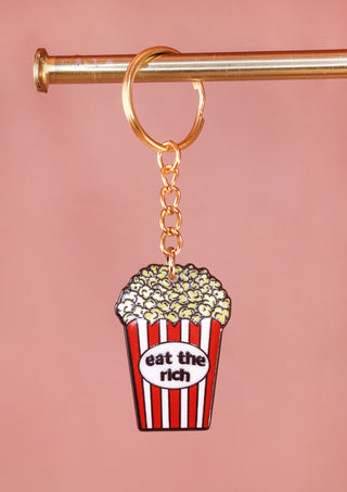 Eat The Rich Keychain