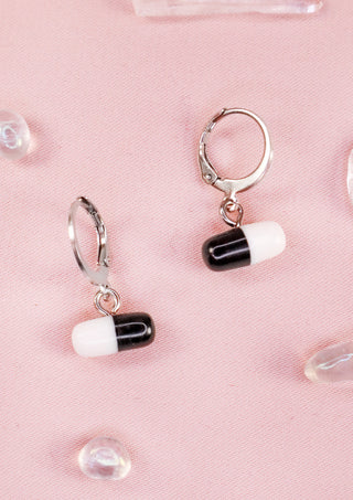 Black Pill mix & match earring
