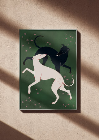 Playing Greyhounds by Ida Alvarsson