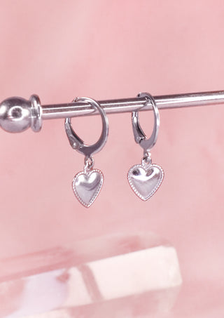 Silver Heart mix & match earring