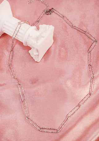 Shiny Paperclip Chain Necklace