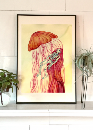 Skelly Girl by Emma Ekstam