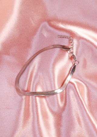 Snake Chain Bracelet Silver
