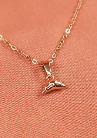 Croissant Gold Necklace