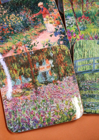 Coasters Claude Monet, Garden in Giverny