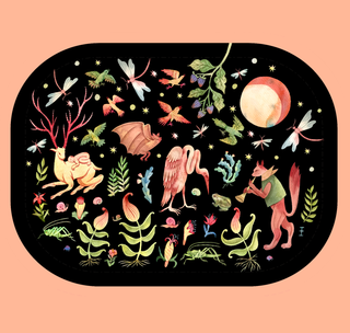 Tray Fox Night by Emma Ekstam