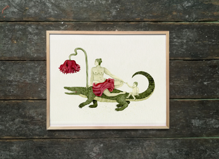Croco Mama A3 print by Emma Ekstam