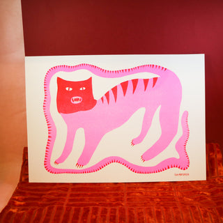 Pussy riot A3 risoprint by Tilda Mårtensson