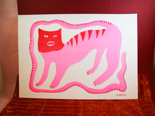 Pussy riot A3 risoprint by Tilda Mårtensson