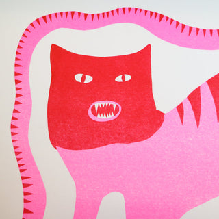 Pussy riot A3 risoprint by Tilda Mårtensson