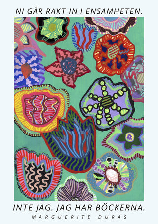 Jag har böckerna print by Jessica ritar