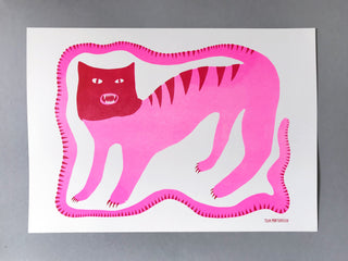 Pussy riot A3 risoprint by Tilda Mårtensson