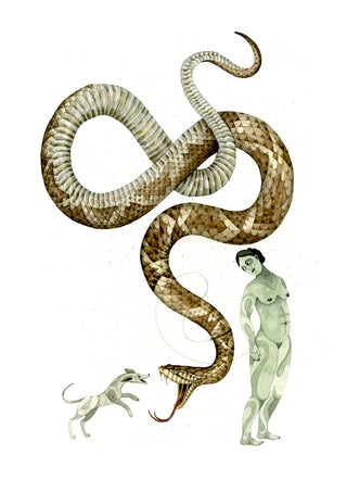 There, there A3 print by Emma Ekstam