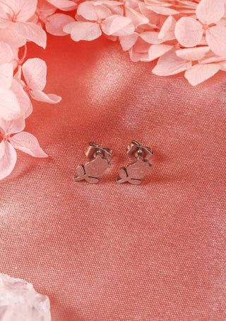 Tulip stud earrings