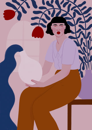 Aquarius print by Ida Alvarsson