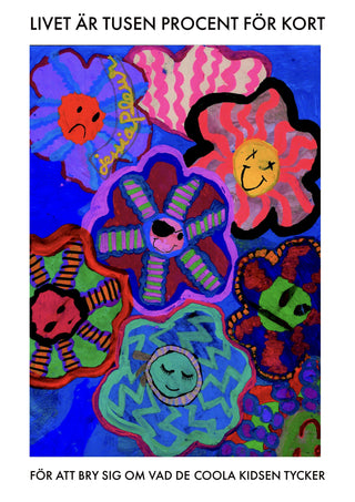 De coola kidsen print by by Jessica ritar