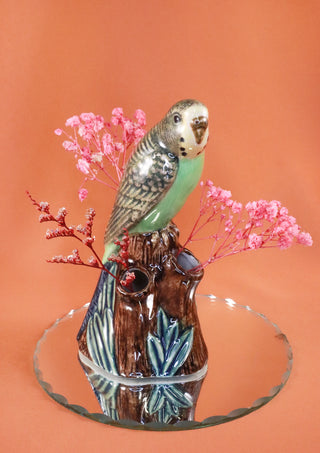 Budvase budgerigar green