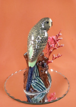 Budvase budgerigar green