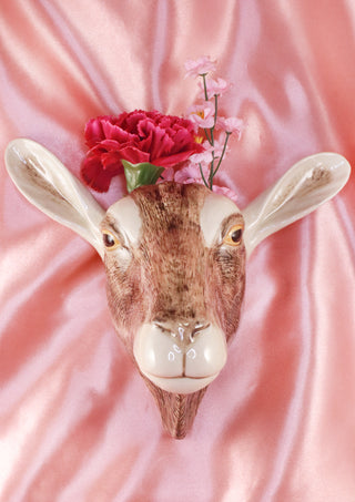 Big goat wallvase