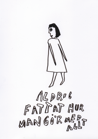 Aldrig fattat print by by Jessica ritar
