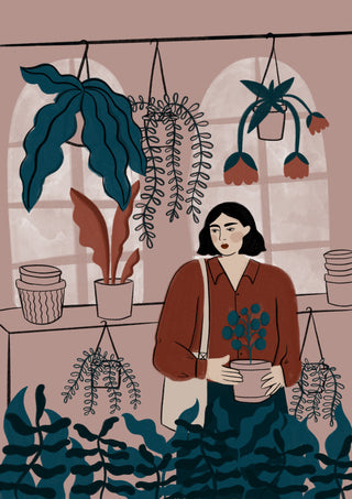 Just one more plant art print by Ida Alvarsson