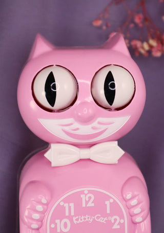 Pink Satin Kitty-Cat Klock