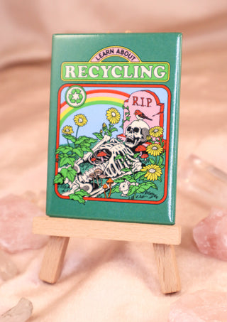 Magnet Learn about recycling by Steven Rhodes