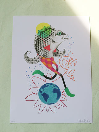 Dance signed and limited art print by Amanda Chanfreau