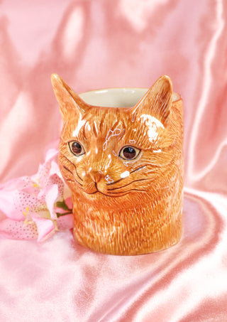 Vincent the ginger cat pot