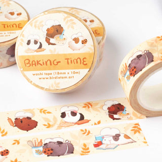 Baking guinea pigs washi tape by Birdie Tam