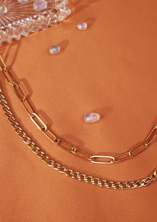 Double Golden Chain Necklace [ONLINE EXCLUSIVE]