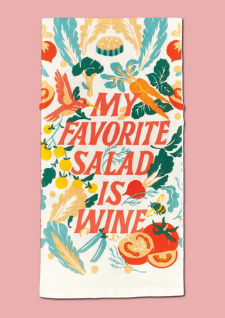 Kökshandduk: My Favorite Salad Is Wine