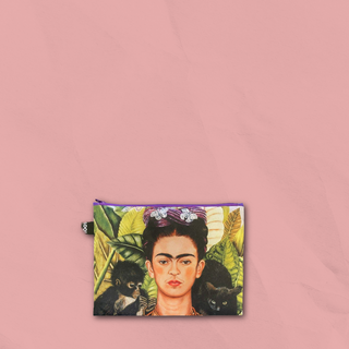 Self Portrait on the Borderline - Recycled Zip Pockets