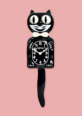 Kit Cat Klock Black Glow in the dark