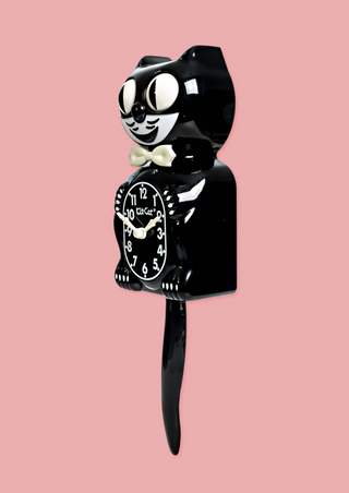Kit Cat Klock Black Glow in the dark