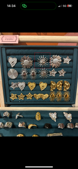 Custom order för Linda Andersson, solring silver