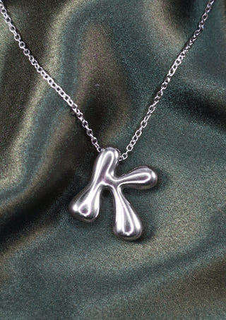 Fluid Letters Necklace
