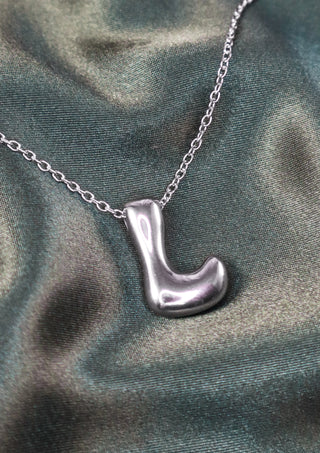 Fluid Letters Necklace