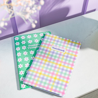 Gingham Check A5 Notebook