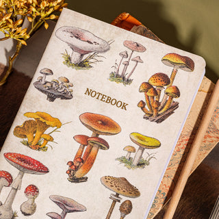 Vintage Mushrooms A5 Notebook