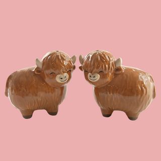 Highland Cow - Salt & Peppar set
