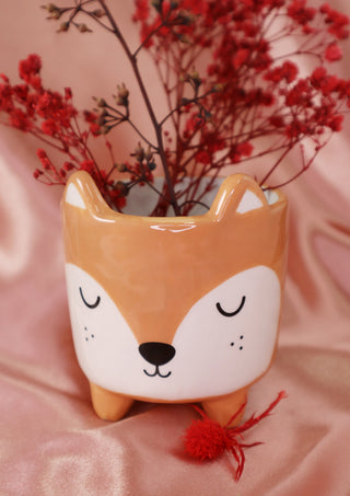 Mini Red Fox Planter