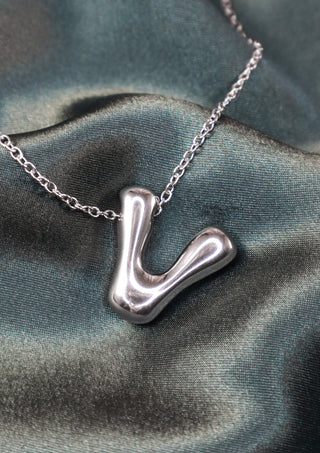 Fluid Letters Necklace