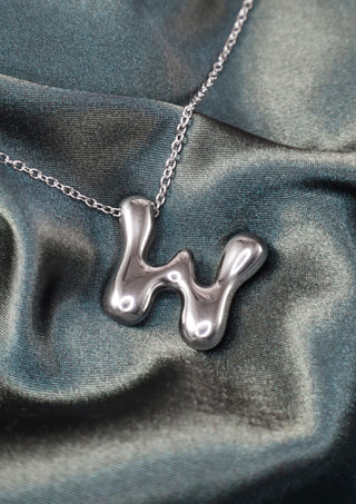 Fluid Letters Necklace