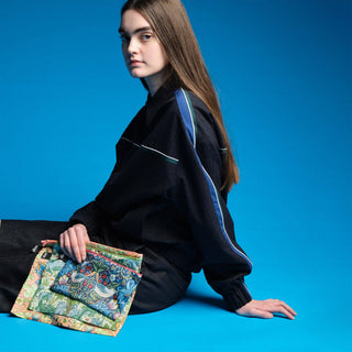 William Morris - Recycled Zip Pockets