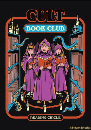 Cult Book Club Magnet by Steven Rhodes