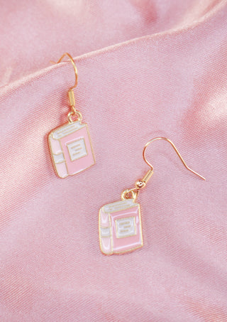 Book earrings