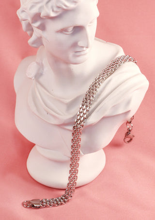 Robust Chain Bracelet Silver